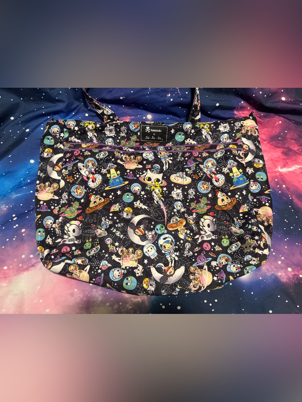 Price Firm 🪐Space Place🪐 Super Be Tote - Jujube Tokidoki